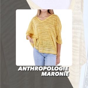 NWOT Anthropologie Maronie Burn Out Top